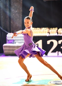 Sukienka do Latino Michalina Amethyst Spark
